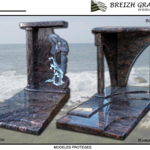 Monument funéraire d'importation