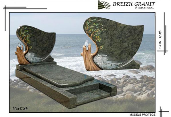 Monument funéraire d'importation