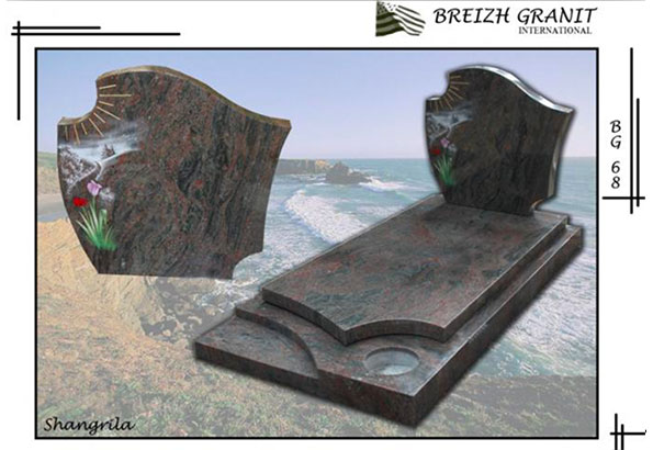 Monument funéraire d'importation