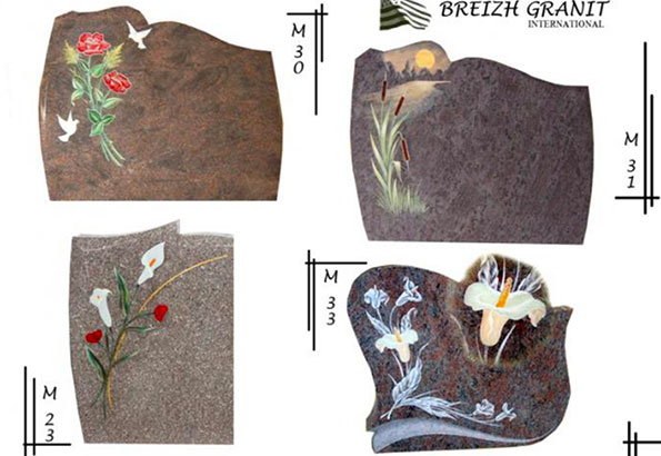 Motifs pierre tombale