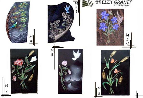motifs pierre tombale